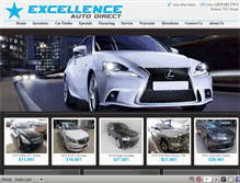 Tablet Screenshot of excellenceautodirect.net